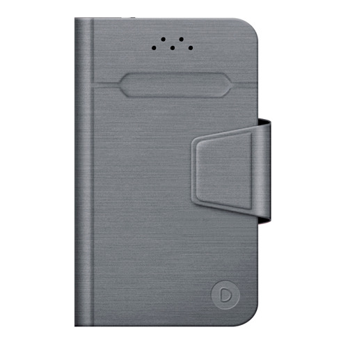 Чехол - книжка Deppa Wallet Fold S универсальный (3.5"-4.3") Grey фото 