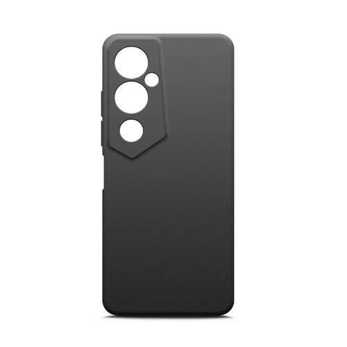 Накладка силиконовая BoraSCO Silicone Case Tecno Pova 4 Pro матовая Black фото 
