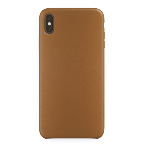 Накладка кожаная uBear Capital Leather Case iPhone Xs Max Brown фото 