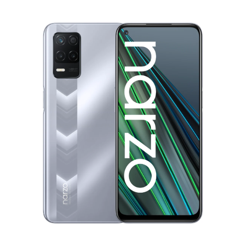 Телефон Realme RMX3242 Narzo 30 5G 128Gb Ram 4Gb Racing Silver фото 