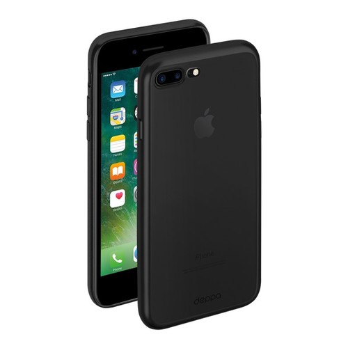 Накладка силиконовая Deppa Gel Plus Case iPhone 7 Plus Mat Black фото 