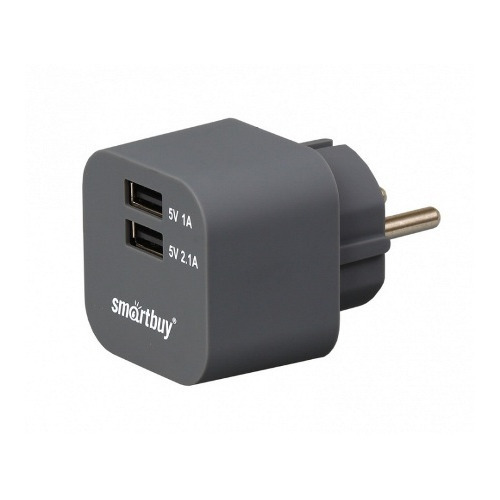 Сетевое зарядное устройство Smartbuy Volt на 2USB 3.1A SPB-2100 фото 