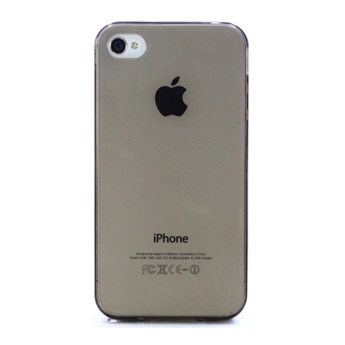 Накладка силиконовая Goodcom Ultra slim iPhone 4/4S Black фото 