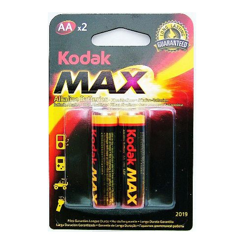 Батарейки Kodak МАХ LR6 AA (блистер 2шт.) фото 