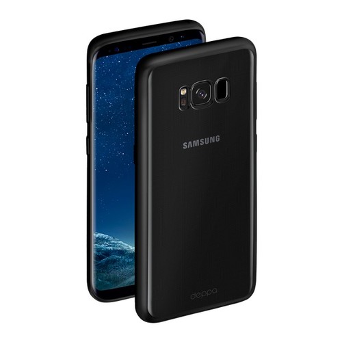 Накладка силиконовая Deppa Gel Plus Case Samsung Galaxy S8 Mat Black фото 