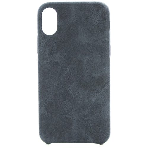 Накладка кожаная uBear Rouge Case iPhone X Black фото 