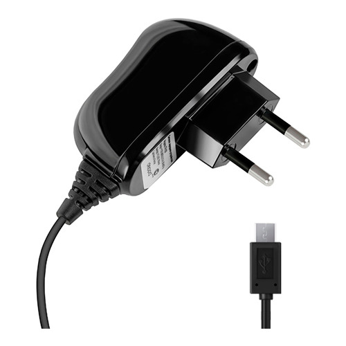 Сетевое зарядное устройство Deppa micro USB 1000mAh Black фото 