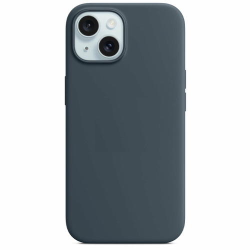 Накладка силиконовая Silicon Case Apple iPhone 15 Gray фото 