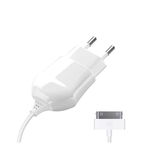 Сетевое зарядное устройство Deppa Prime Line Apple 30-pin 1000mAh White фото 