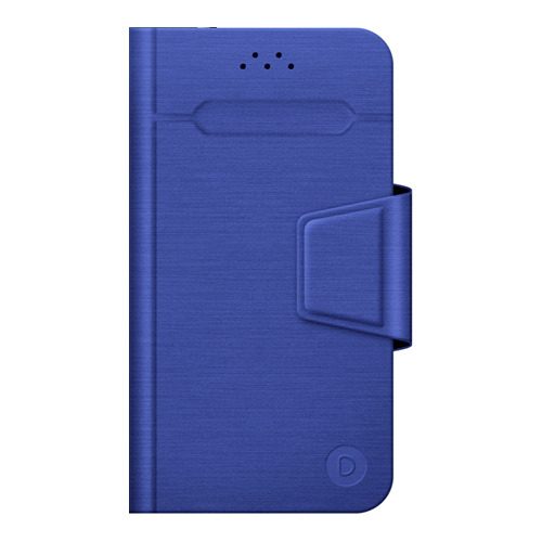 Чехол - книжка Deppa Wallet Fold L универсальный (5.5"-6.5") Blue