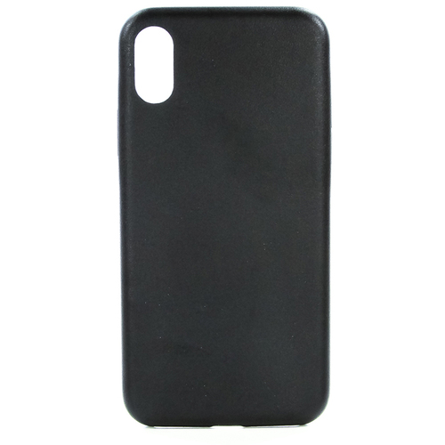 Накладка кожаная uBear iPhone X Coast Case Black фото 