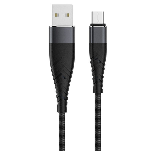 USB кабель OLMIO Solid USB 2.0 - microUSB 1.2m Black фото 