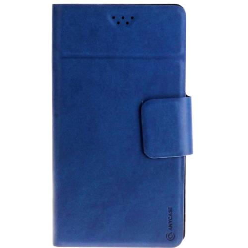 Чехол-книжка Anycase Wallet Fold M универсальный (4.3"-5.5") Blue фото 