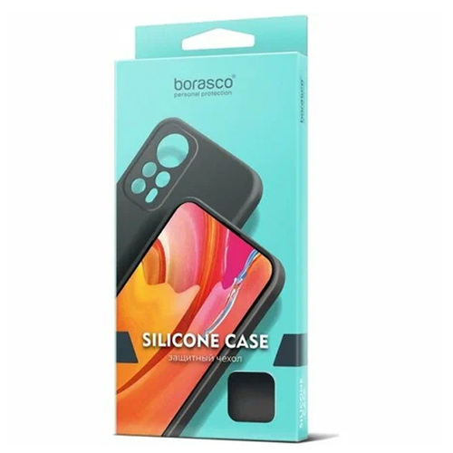 Накладка силиконовая BoraSCO Xiaomi Redmi 9C Black фото 