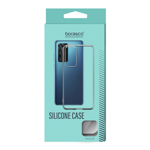 Накладка силиконовая BoraSCO Silicone Case Samsung S22 Ultra Clear фото 