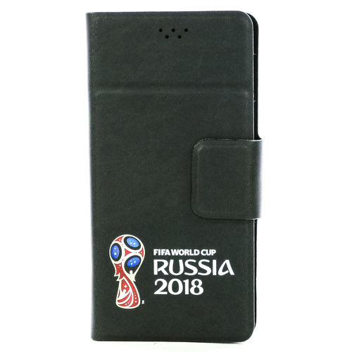 Чехол-книжка Deppa Wallet M универсальный (4.3"-5.5") FIFA Official Emblem 2 Black фото 