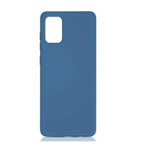Накладка силиконовая BoraSCO Microfiber Case Samsung Galaxy A71 Blue фото 