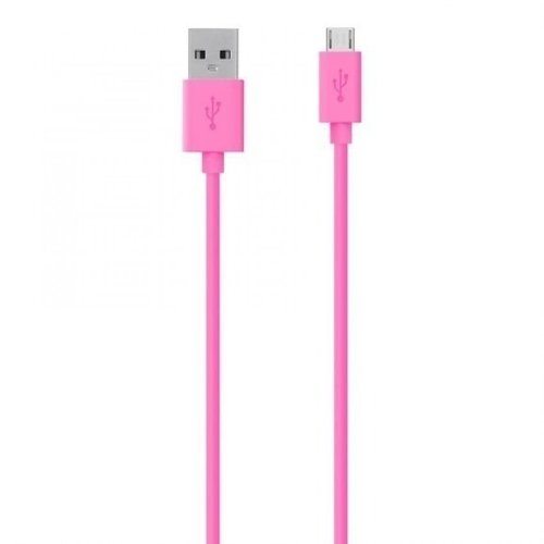 USB кабель Belkin microUSB 2м (F2CU012bt2M-PNK) Pink фото 
