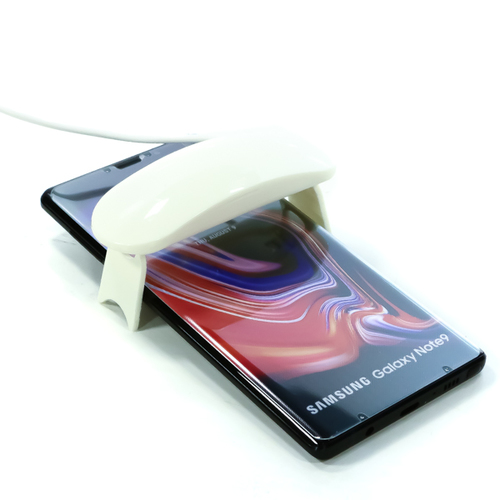 Защитное стекло Vitherum Aqua 3D Samsung Galaxy Note 9 (+лампа и клей) Clear фото 