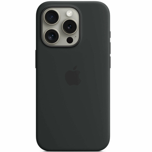 Накладка силиконовая Silicon Case Apple iPhone 15 Pro Black фото 